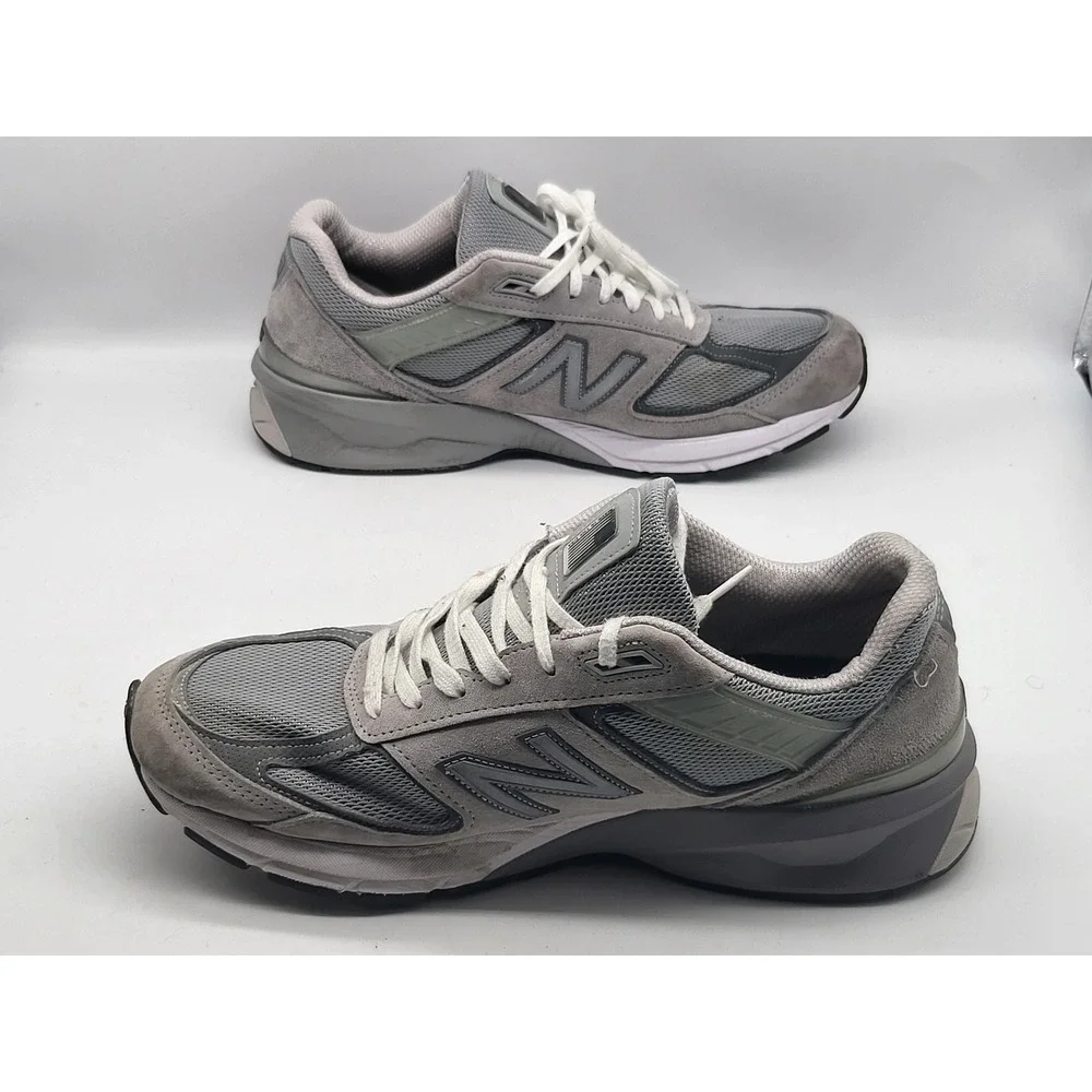 New Balance 990v5 Grey Mens Running Shoes Size‎ 11 M990GL5 Suede Sneakers USA